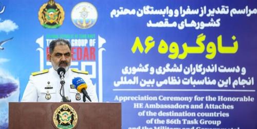 بی توجهی ناوگروه 86 ارتش به تهدیدات و تحریم ها به روایت سردار ایرانی